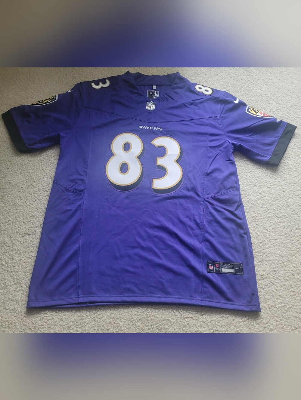 Baltimore Ravens Willie Snead IV #83 Stitched NFL Jersey Men L